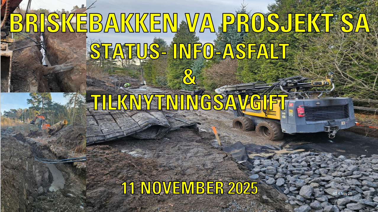 Artikkelbilde til artikkelen Statusinformasjon 20.11.2025